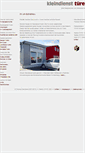 Mobile Screenshot of kleindienst-tueren.de
